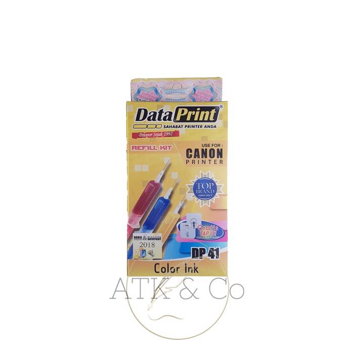 Unik DataPrint Refill Tinta Canon Warna DP 41 - Tinta Canon Data Print DP41 Murah