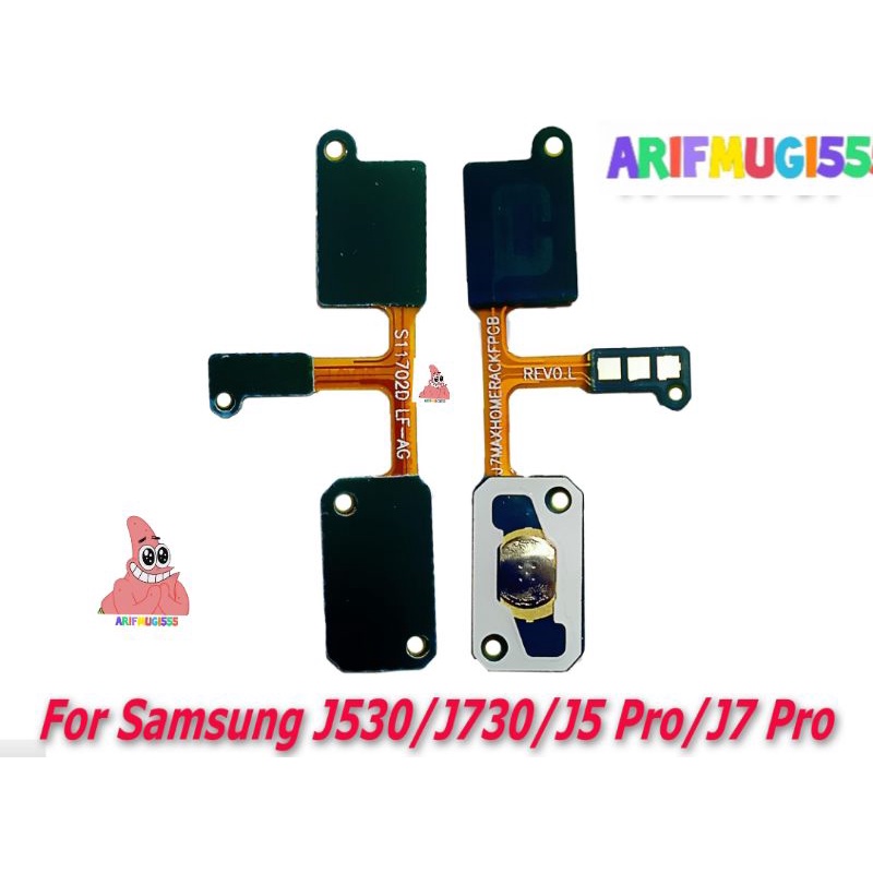 FLEXIBLE FLEXIBEL TOMBOL HOME BUTTON SAMSUNG J5 PRO J530 J7 PRO J730 ORIGINAL