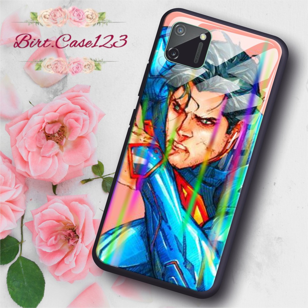 BC Case Gambar SUPERMAN back case glass aurora iphone 5g 6g 6g+ 7g 7g+ 8g 8g+ x xr xs max 11 5,8 6,1