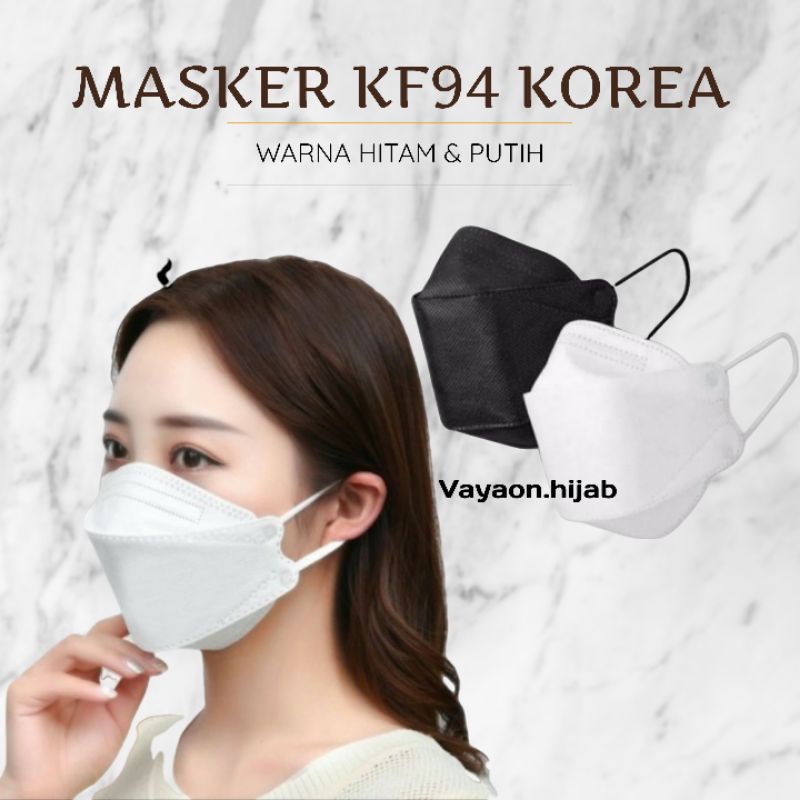 MASKER SACHET KF94 KOREA LIKE EVO CONVEX 4 PLY  ISI 10 PCS / WASHABLE &amp; BREATHABLE MASK