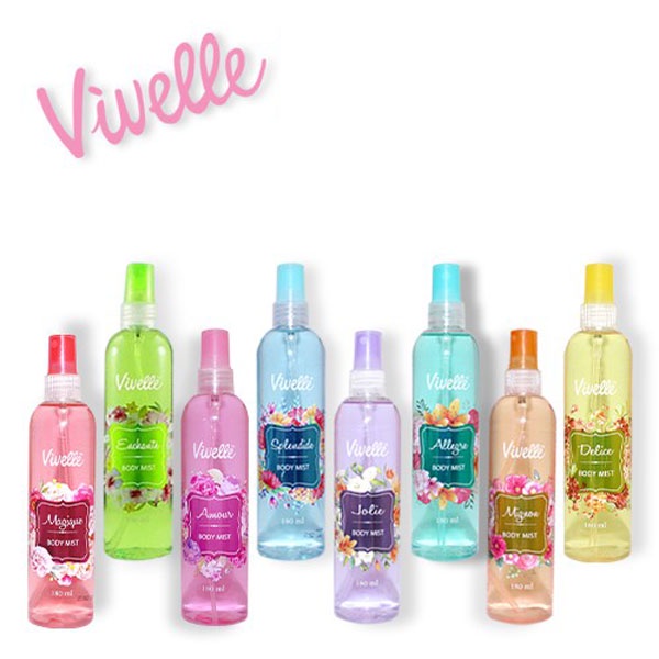 Vivelle Body Mist 180 ml (Select the variant)_Cerianti