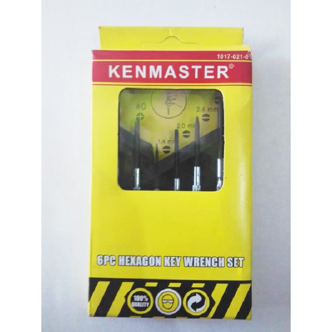 Home-Klik Kenmaster Obeng Jam 6pcs