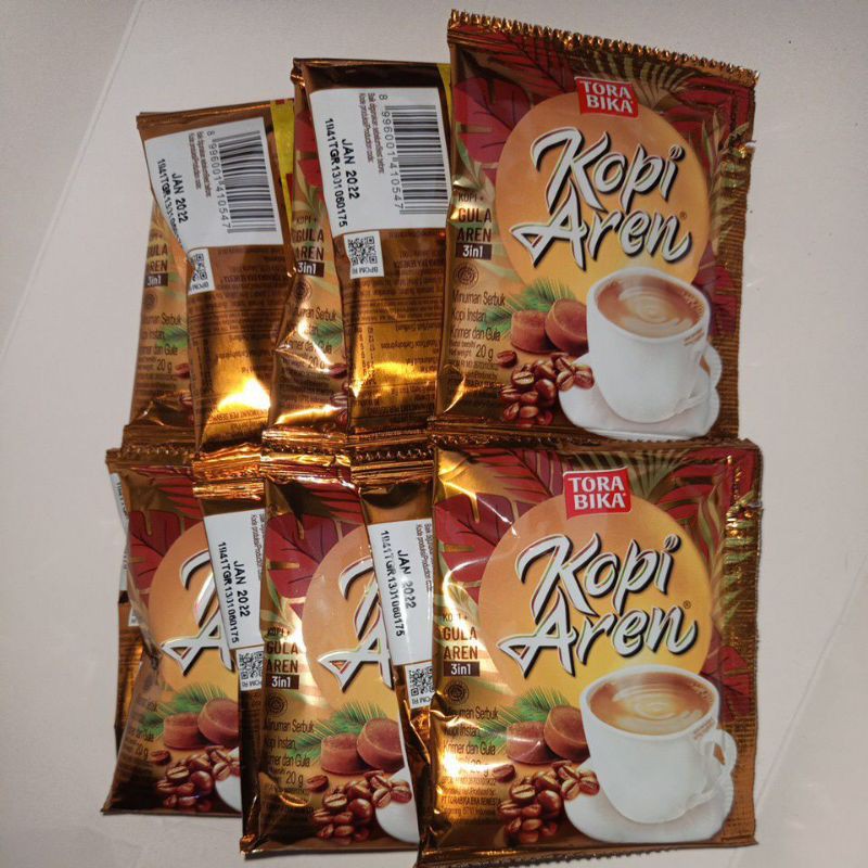 Kopi Aren Tora Bika Kopi + Gula Aren 3in1 20 gram edisi 10 gratis 1
