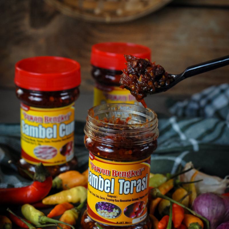 

Sambel Terasi Pawon Bengkel (Pawbenk) Khas Kediri 150 gram