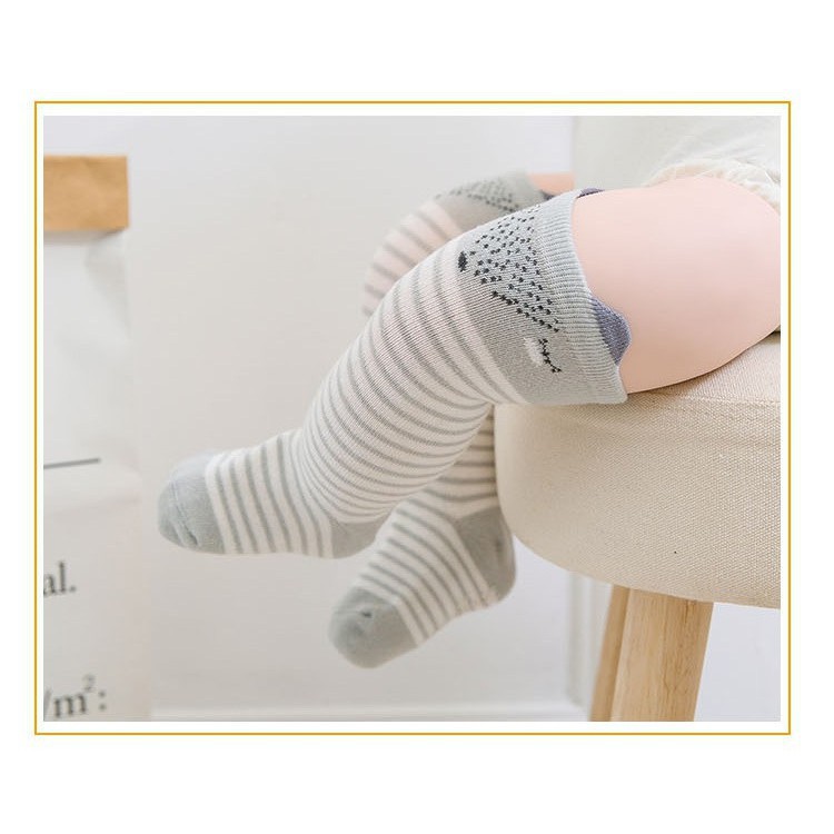 Kaos Kaki Bayi IMPORT Panjang Lucu Lembut - Kaos Kaki Bayi Cowok Cewek Anti Licin Antislip BabySock