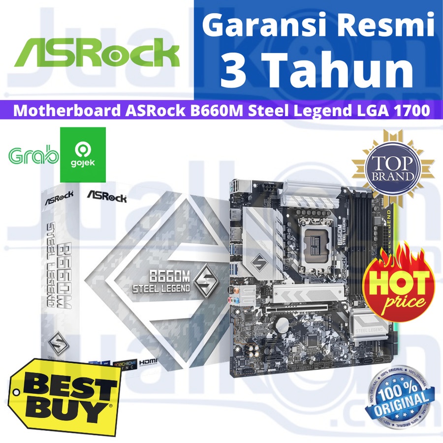 Motherboard Asrock B660M Steel Legend LGA1700 DDR4 USB 3.2 SATA 3