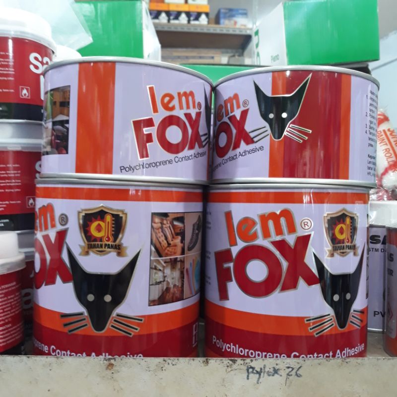 

Lem fox kuning kaleng