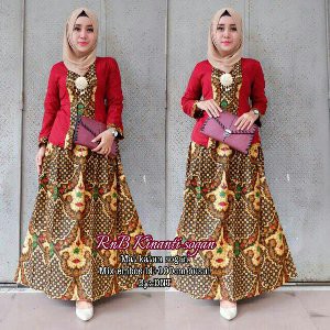 Jual Baju Batik Solo RNB Kinanti sogan Kebaya Murah Diskon