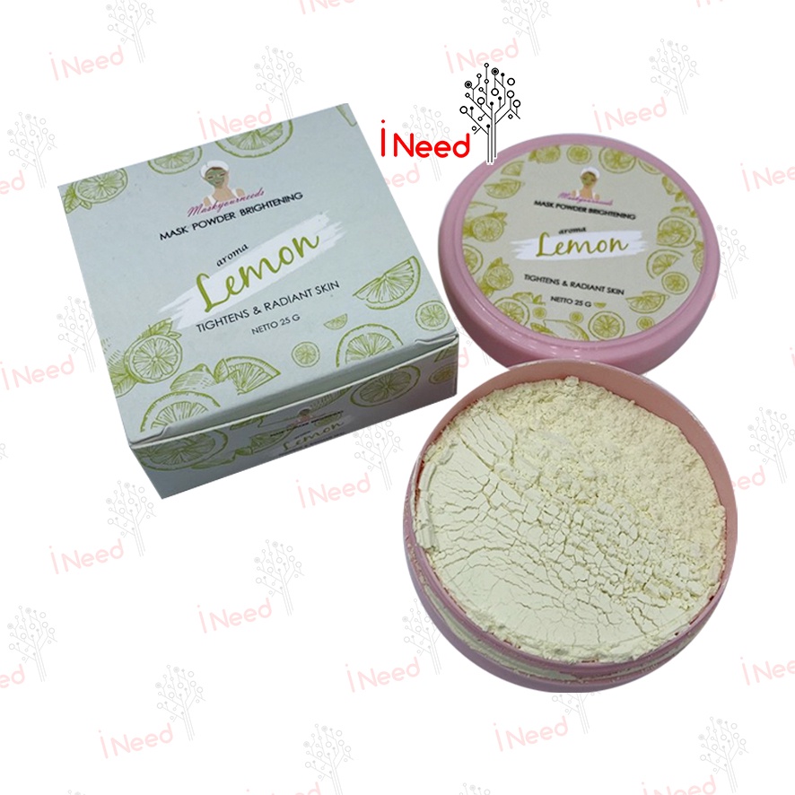 (INEED) MASKER Maskyourneeds LEMON BPOM 25G