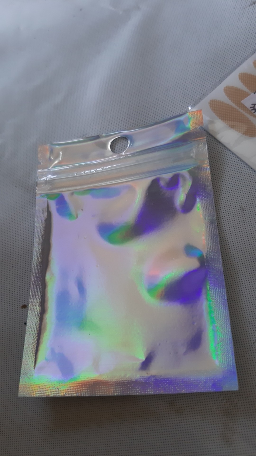 Hologram Ziplock/ziplock Alumunium Foil/pouch Zip Lock Hologram Packing/holographic Ziplock Laser