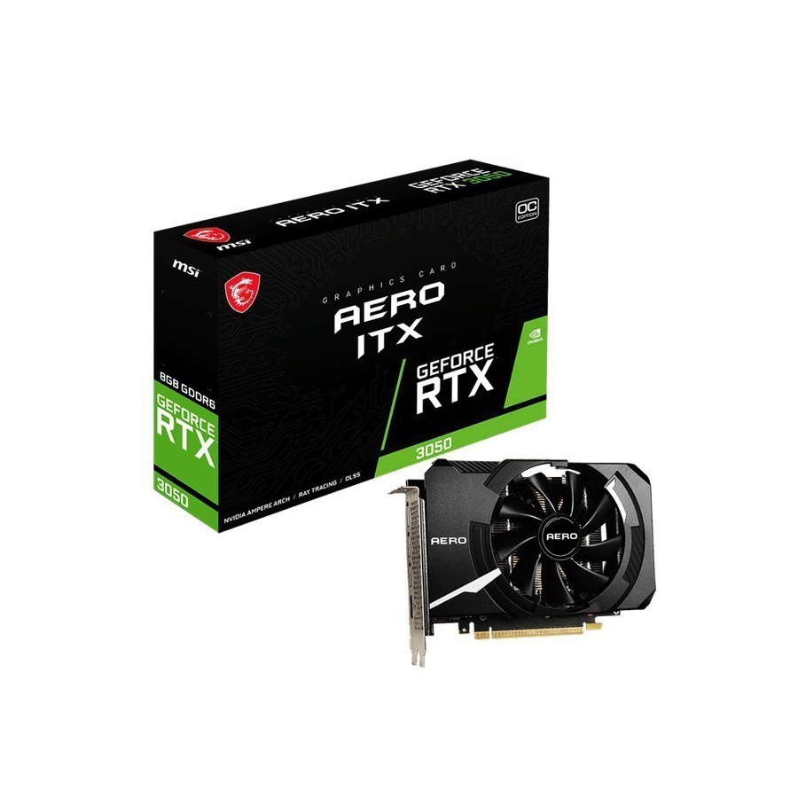 VGA MSI RTX 3050 AERO ITX OC 8GB DDR6