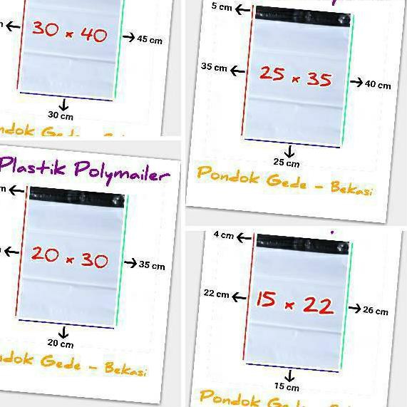 

Ready stock Polymailer Import / Plastik Polymailer 15 x 22 OG Best Product¯