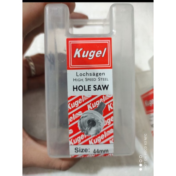 HOLE SAW BESI KUGEL HSS 44MM / MATA BOR LUBANG BESI HOLESAW KUGEL 44MM