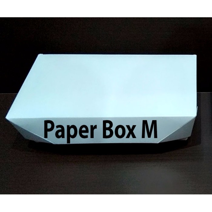 Paper Lunch Box Makanan - Ukuran M