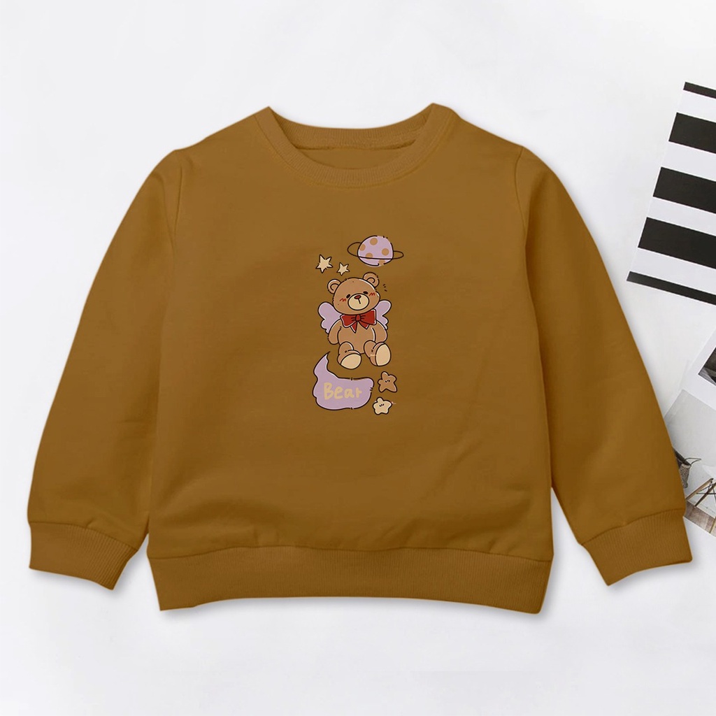 SWEATER ANAK FASHION ANAK BEAR PLANET STAR - SWEATER ANAK PREMIUM