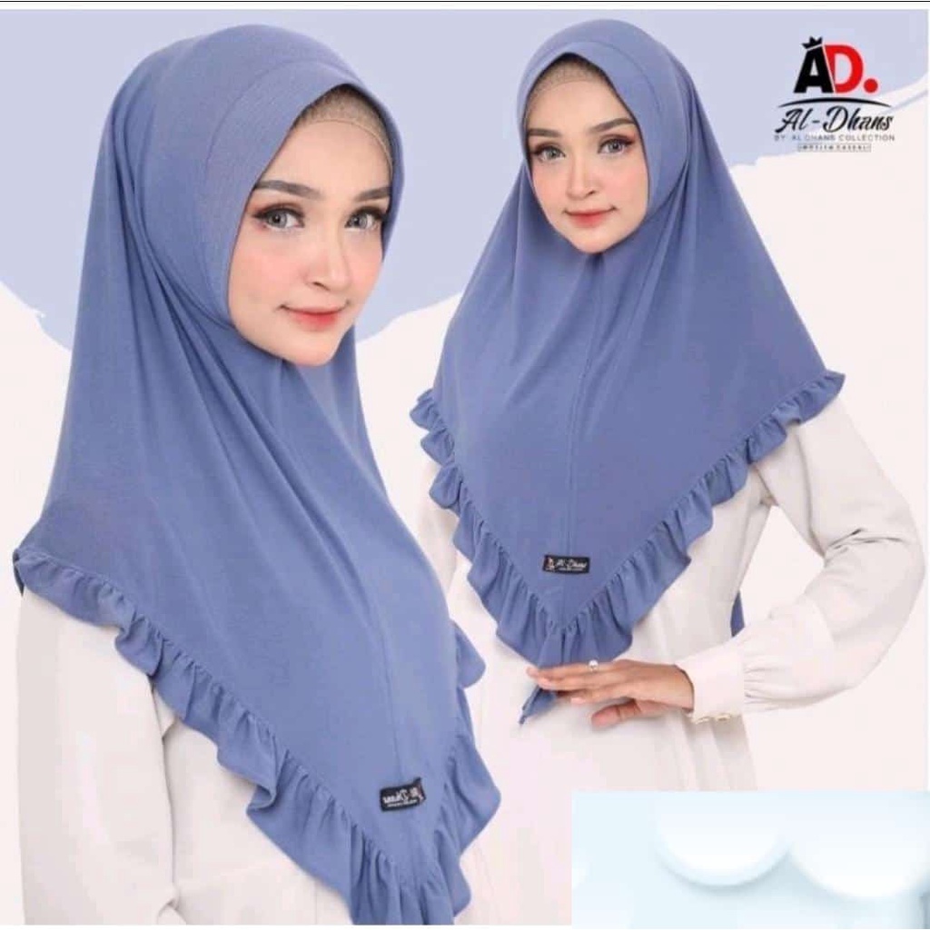 Jilbab Instan Jumbo Rempel Original By Al-dhans