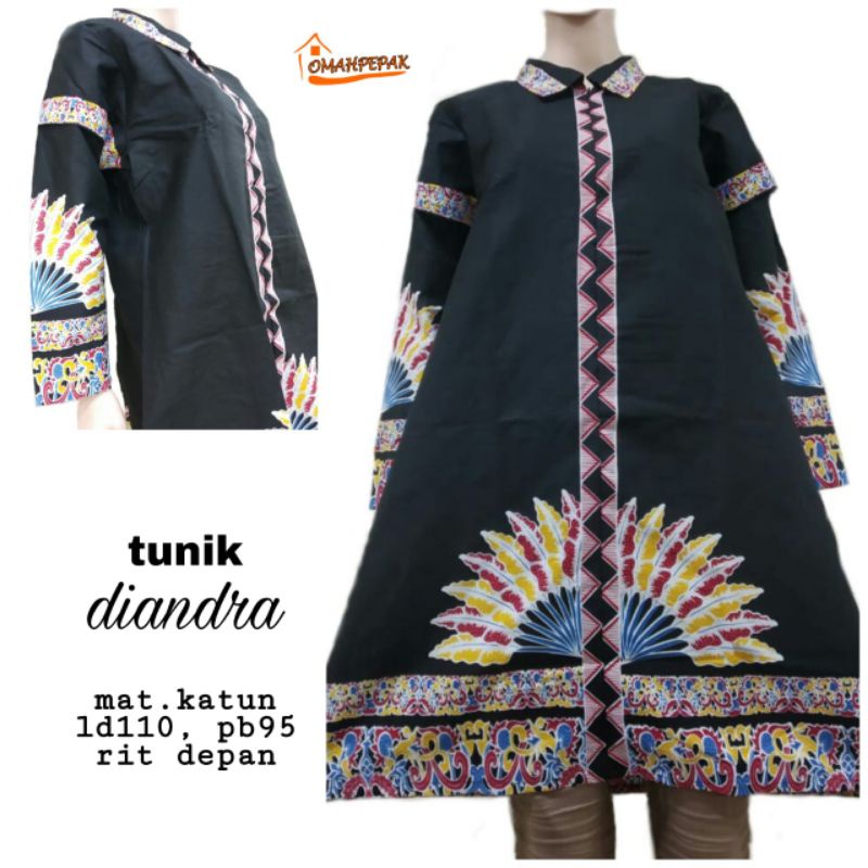 TUNIK DIANDRA TUNIK BATIK TUNIK BATIK SOLO
