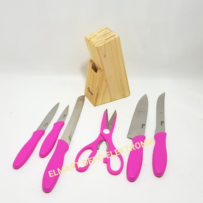 OXONE knife set OX 961/pisau set warna warni stainless oxone OX 961