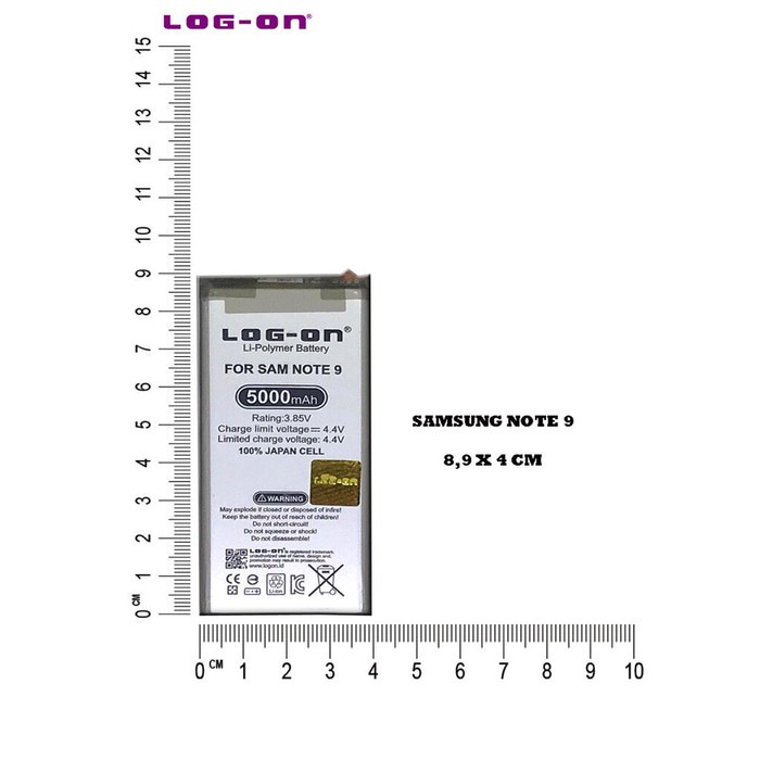 Batre Baterai Double Power Logon Samsung Note 9