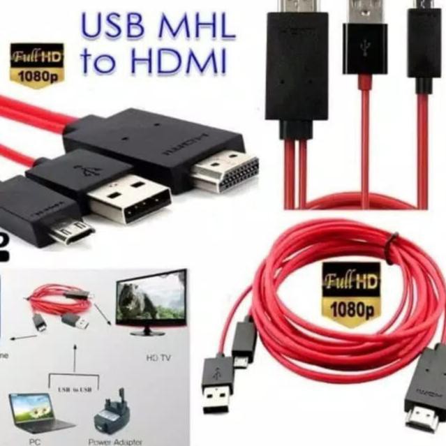 ❋ kabel MHL converter micro USB to HDMI kabel for hp android ke TV HDMI - MHL MICRO USB ♦