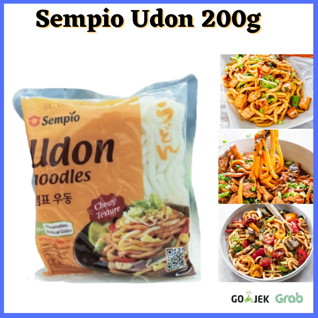 

Sempio Udon Noodles 200g / Mi Udon basah 200 gr / Mie besar 200gr