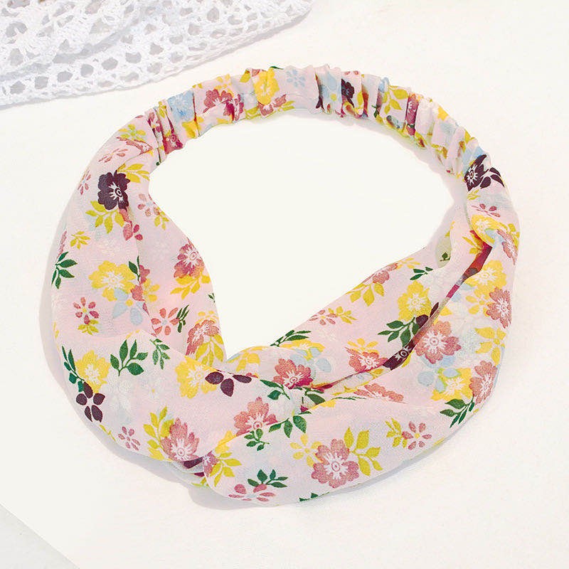 BANDANA DEWASA / BANDO DEWASA / HEADBAND POLOS / BANDO FASHION / BANDANA SIMPUL WANITA IMPORT-bando-2 bunga5warna