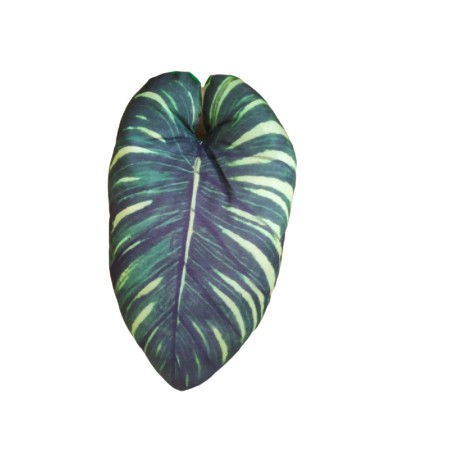 Bantal sofa motif printing daun