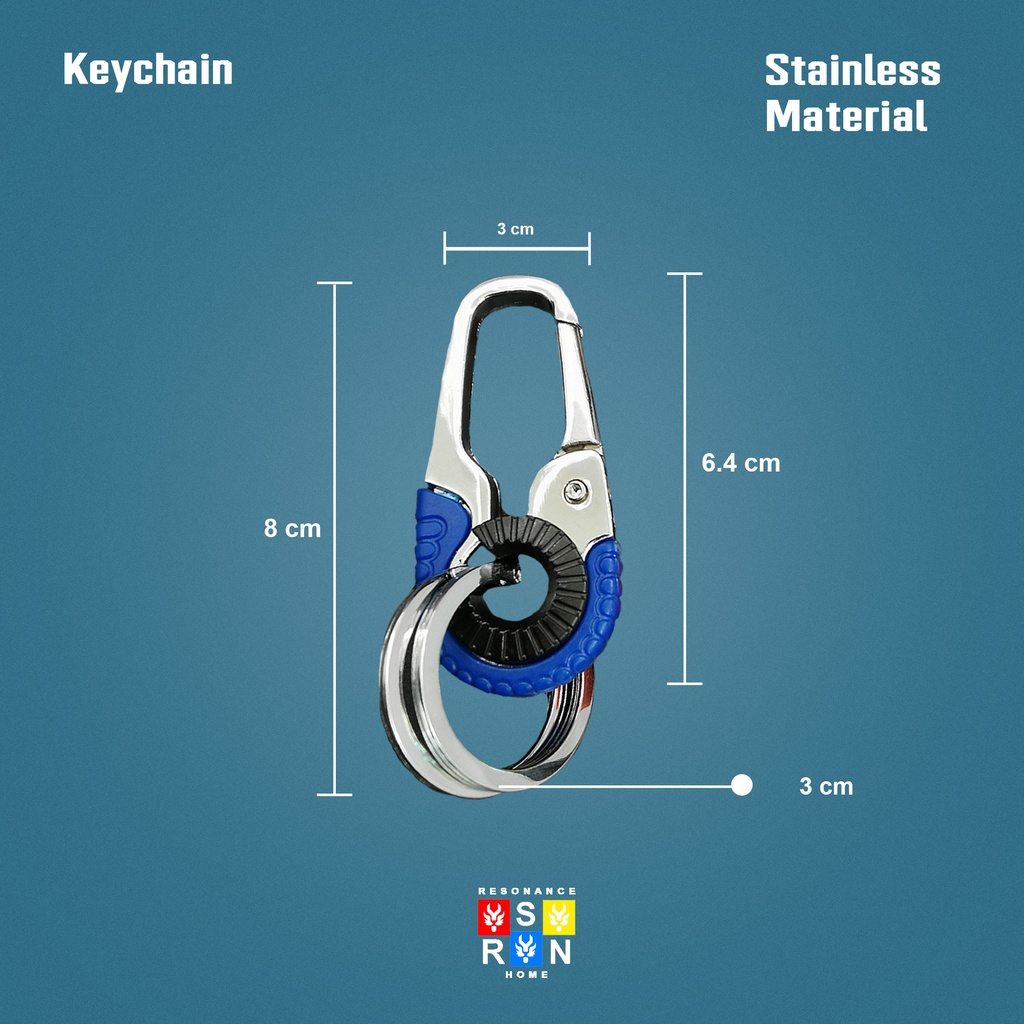 Gantungan Kunci Gesper Tebal / Aksesoris Gantungan Kunci Mobil Motor Resonance Home