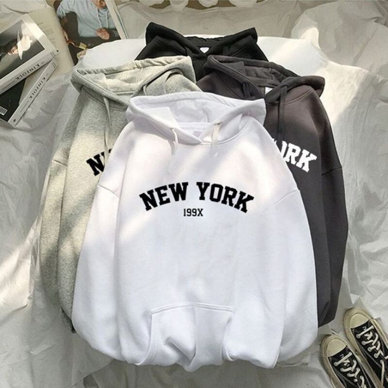 hoodie New York hoodie cewek hoodie wanita dewasa