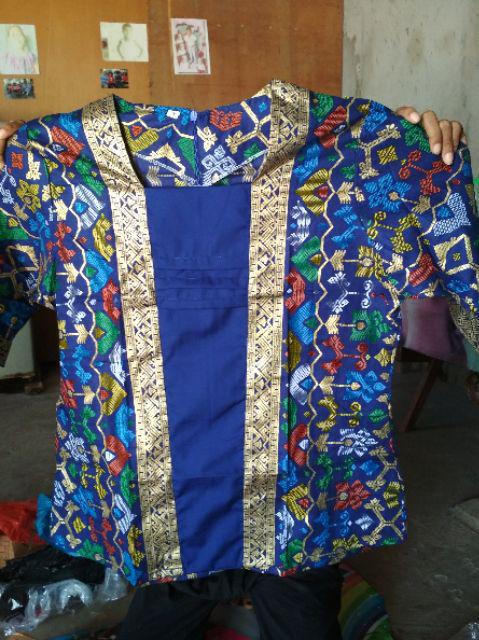 Sarimbit Batik Mentari Batik Couple Keluarga Seragam Kebaya Batik Anak Modern Kemeja Batik Family