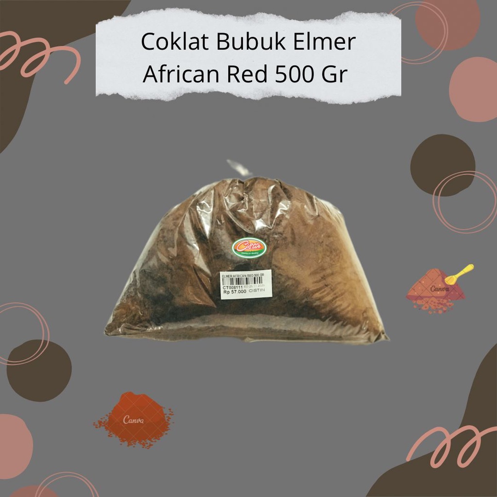 

Coklat Bubuk Elmer African Red 500g