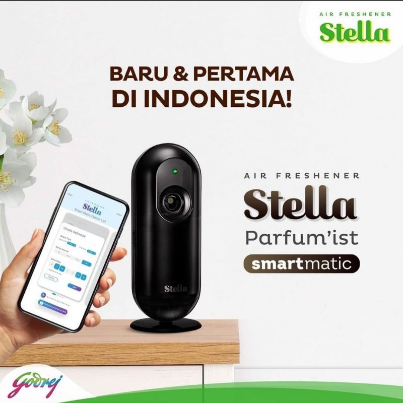 STELLA SMART MATIC ALAT PARFUMIST HITAM