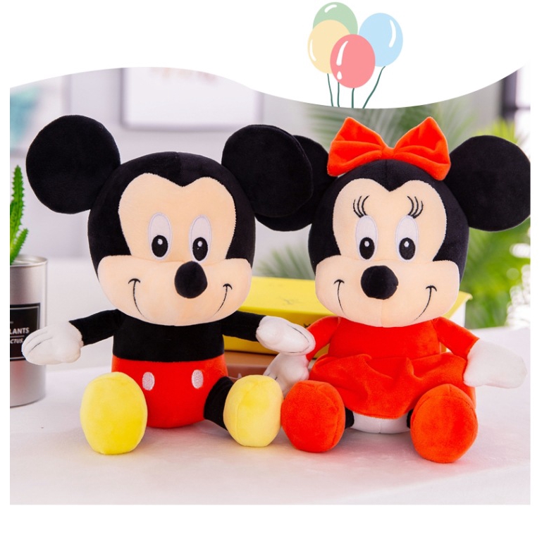 40cm Mainan Mewah Kartun Mickey Mouse Boneka Plush