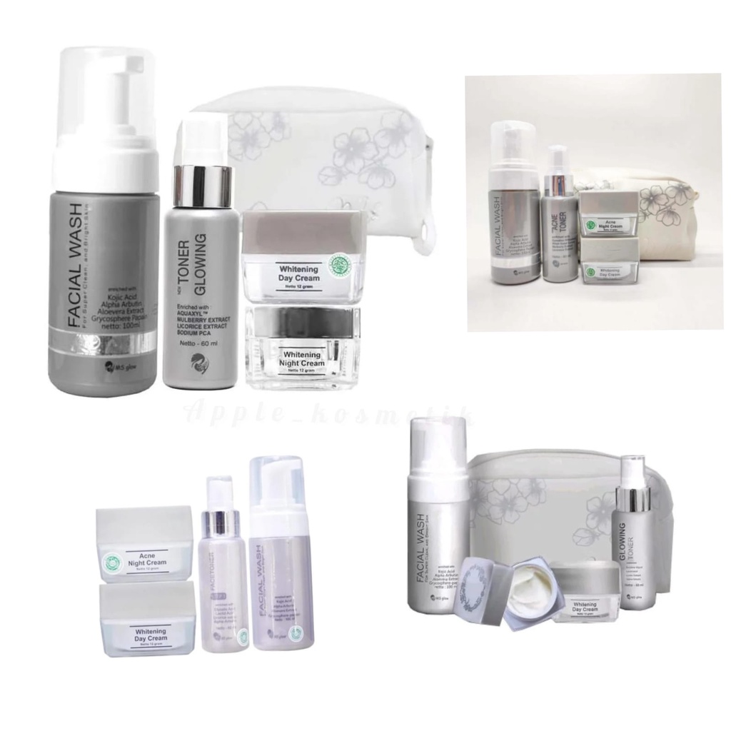 PAKET MS GLOW ACNE, ULTIMATE, WHITENING ORIGINAL (BPOM)