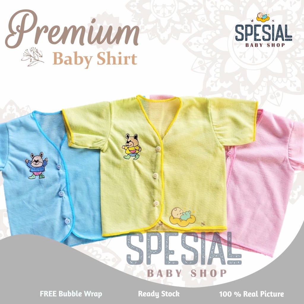 Baju bayi polos 12 pcs[selusin]- baju bayi newborn- baju bayi premium- pakaian bayi 12pcs,10pcs,8pcs-6