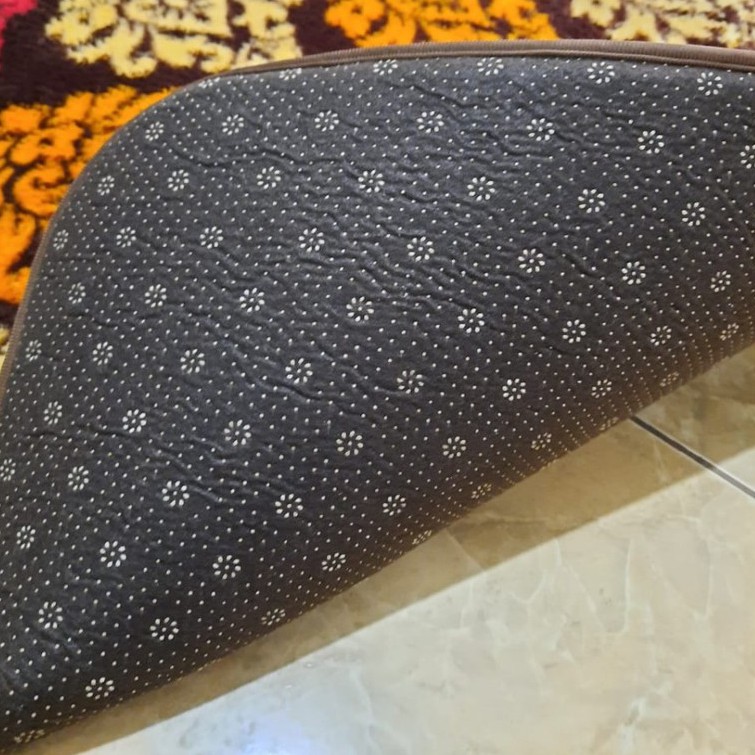 Karpet Bulu Super Lembut FONIX Malaysia Busa Empuk Anti Slip 140x180 Minimalis F120, Rasfur Korea-4