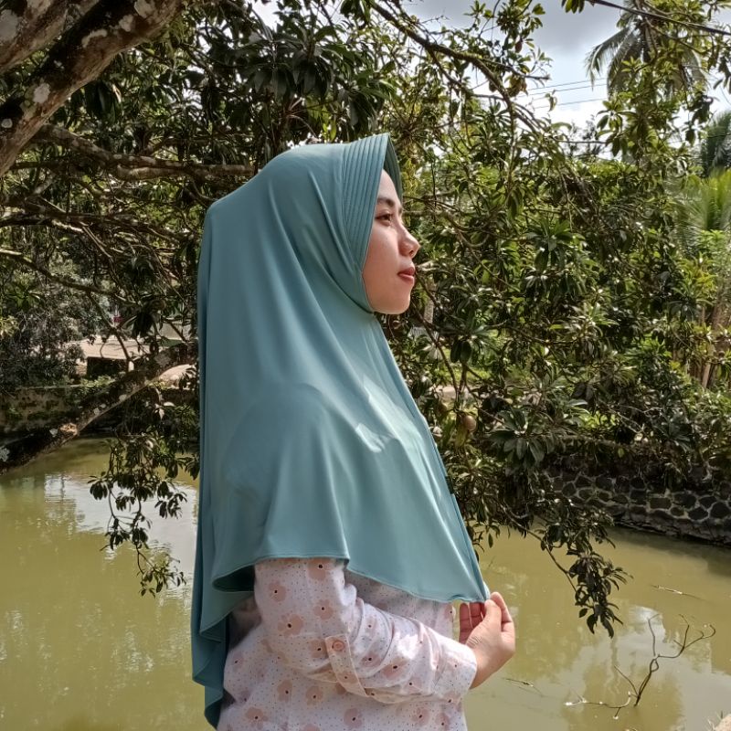 HIJAB INSTAN  JERSY SEPANDEK