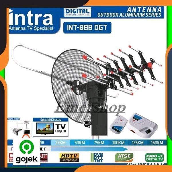 Promo Antena tv remote  kabel  booster hasil bagus Terlaris