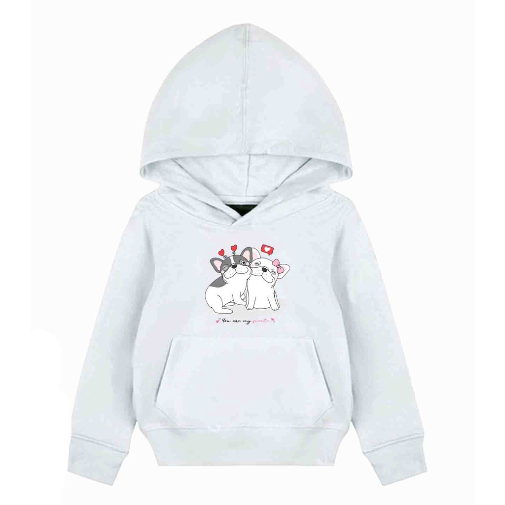 Hoodie Anak Likey Likey Dog Sweater Pakaian Fleece Anak M - XL