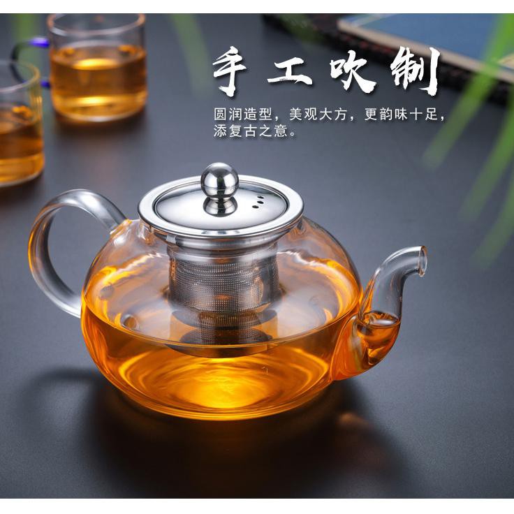 GS8 Homadise Teko Pitcher Teh Chinese Teapot Maker 600ml - TP-759 - Transparent