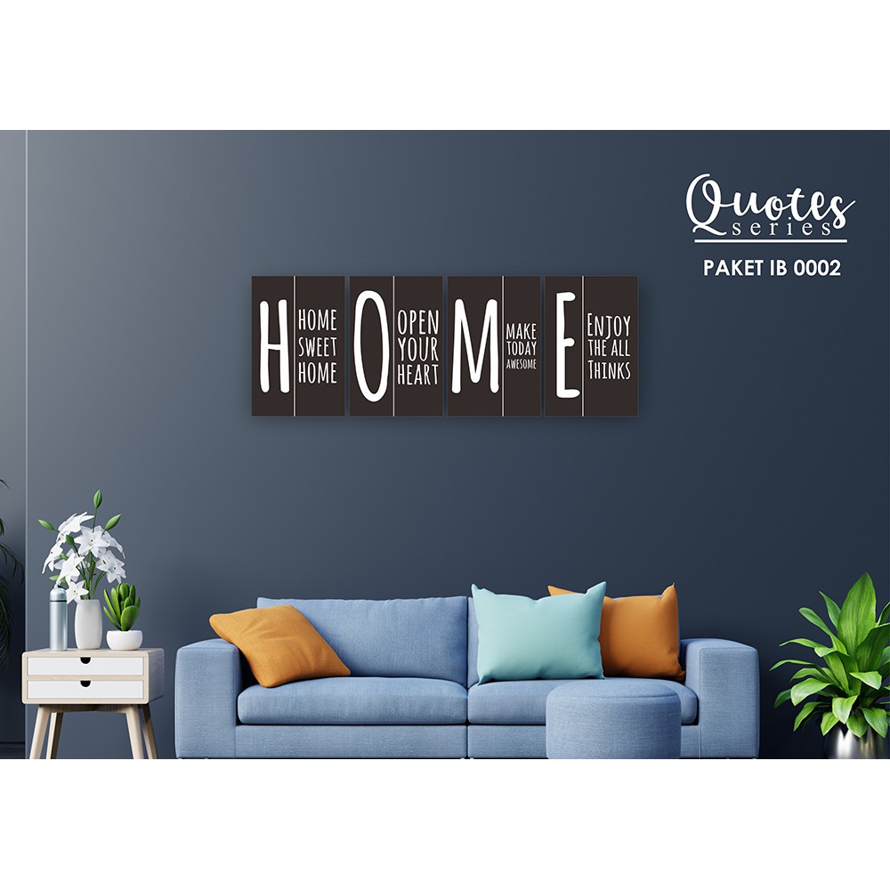 Walldecor Pajangan Dinding Home Quotes