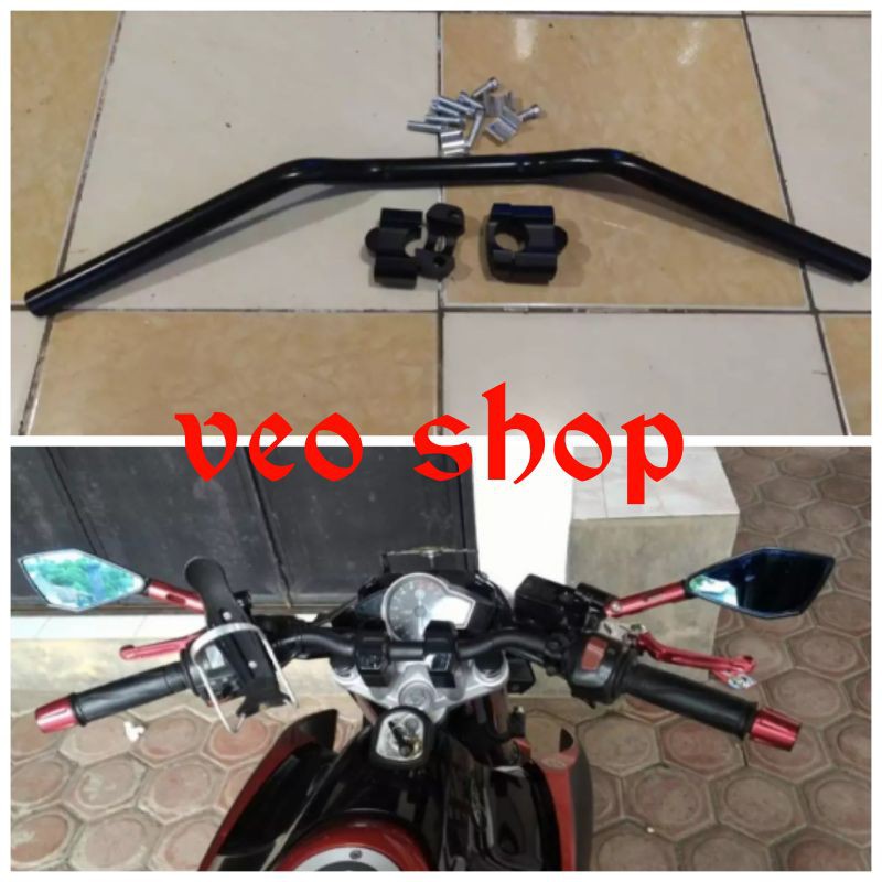 TERLARIS PAKET MURAH VIXION OLD NVL NVA LAMA STANG RZR + RAISER STANG CNC