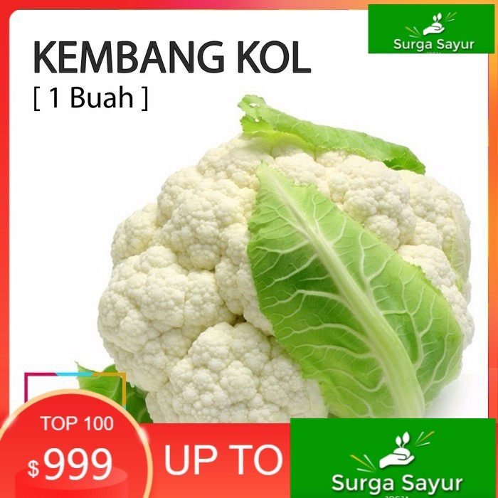 

SURGA SAYUR KEMBANG KOL SAYUR [1 Buah, ±250g] SEJABODETABEK BISA KIRIM INSTANT DGN GOSEND/ GRAB