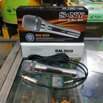 Sony SN909 Legendary Vocal Microphone Mikrofon Mic Wired Kabel Jack Audio Full Set Karaoke Handheld Tangan Genggam - Ready Stock Pekanbaru Riau Indonesia Gratis Free Bebas Ongkir Ongkos Kirim COD Bayar Ditempat-1
