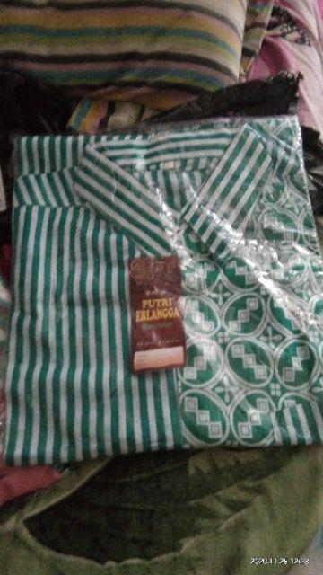 Hem Batik Pria Lengan Pendek,seragam Murah,motif H 0036