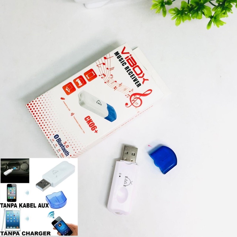 GROSIR VIBOX BLUETOOTH RECIVER CK06 ORIGINAL EASY TO CONNECT RECEIVER CK-06 MULTY MEDIA CK06+