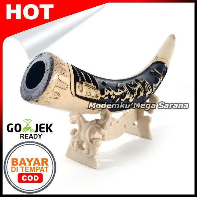 Silahkan Order] Pajangan Replika Taring Gajah Lafadz Bismillah Warna Gading