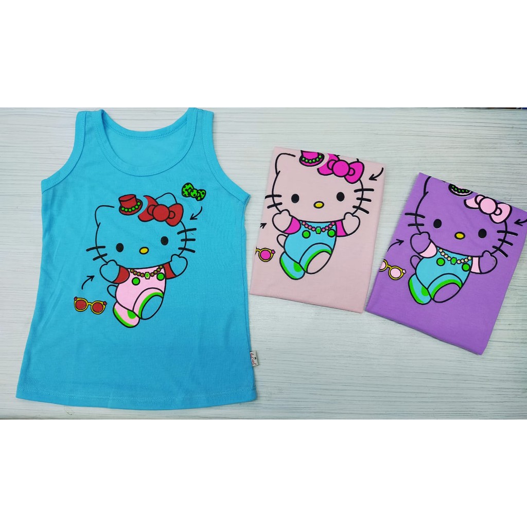 TANKTOP ANAK PEREMPUAN / TANKTOP ANAK CEWE / TANK TOP ANAK MOTIF / SINGLET ANAK PEREMPUAN/ SINGLET