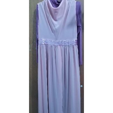 Baju Gamis Zoya + manset