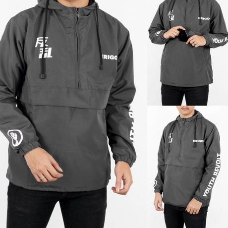 Tidak Diragukan.. Erigo Jacket Pullover Youth Revolt Terbaru | Jaket Parasut Pullover | Jaket Erigo 